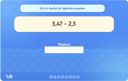 Exercices en ligne : Décimaux - Numération - Mathématiques : 6eme Harmos