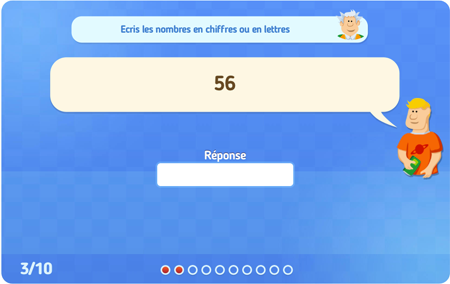 Exercices en ligne : Numération - Mathématiques : 4eme Harmos