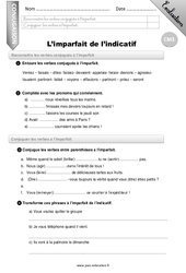 L'imparfait - Examen Evaluation - Bilan : 6ème Harmos - PDF à imprimer