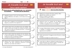 Documents d’autonomie  - Elève en répartition : 4ème Harmos - PDF à imprimer