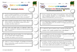 Leçon, exercice et évaluation :<br/> 3e trimestre - Mallette ZIL : 5ème Harmos - PDF à imprimer