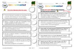 Leçon, exercice et évaluation :<br/> 3e trimestre - Mallette ZIL : 7ème Harmos - PDF à imprimer