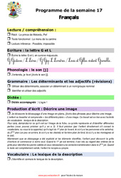 Semaine 17 - école à la maison IEF - Fiches  : 4ème Harmos