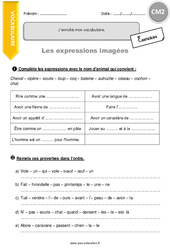 J’enrichis mon vocabulaire - Exercices  : 7ème Harmos - PDF à imprimer