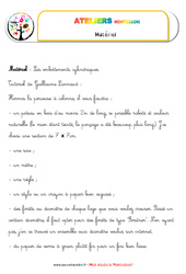 Emboîtements cylindriques - Vie sensorielle - Montessori - Liste des matériaux : 1ère, 2ème, 3ème, 4ème Harmos - PDF à imprimer