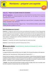 Séquence 1 - Préparation saynètes - Période 5 - Anglais - Doggy , Foxy - My English Pass : 4ème Harmos - PDF à imprimer