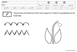 Graphisme - Muguet : 2ème Harmos - PDF à imprimer