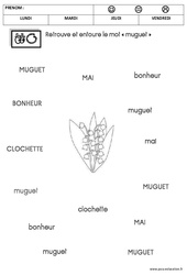 Lecture - Muguet : 1ère Harmos - PDF à imprimer