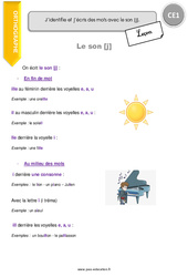 Son [j] - Cours, Leçon : 4ème Harmos - PDF gratuit à imprimer