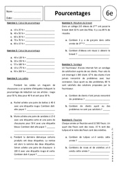 Pourcentages - Exercices corrigés - Proportionnalité : 8ème Harmos - PDF à imprimer