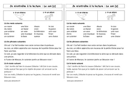 Son [z] - s - z - Phonologie - Etude des sons : 4ème Harmos - PDF à imprimer