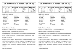 Son [k] - c - q - qu - k - Phonologie - Etude des sons : 4ème Harmos - PDF à imprimer