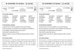 Son p - Phonologie - Etude des sons : 4ème Harmos - PDF à imprimer