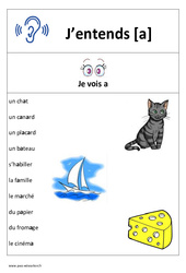 Son a - Affiche pour la classe : 3eme, 4ème Harmos - PDF à imprimer