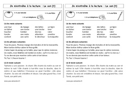 Son t - Phonologie - Etude des sons : 4ème Harmos - PDF à imprimer