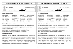 Son ch - Phonologie - Etude des sons : 4ème Harmos - PDF à imprimer