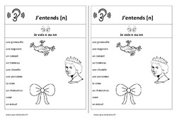 Fiche mémo élève - Son n : 3eme, 4ème Harmos - PDF à imprimer