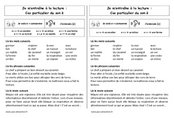 Son è - Devant une consonne - Phonologie - Etude des sons : 4ème Harmos - PDF à imprimer