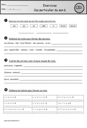 Révisions - Son è devant 2 consonnes - Etude des sons : 4ème Harmos - PDF à imprimer