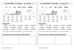 Son o fermé - Phonologie - Etude des sons : 3eme Harmos - PDF à imprimer