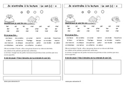 Son o ouvert - Phonologie - Etude des sons : 3eme Harmos - PDF à imprimer