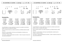 Son j - Fiches i, y, il, ill, ille - Phonologie - Etude des sons : 3eme Harmos - PDF à imprimer