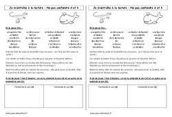 Ne pas confondre d et b - Phonologie - Etude des sons : 3eme Harmos - PDF à imprimer