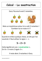 Soustraction - Affiche pour la classe - Calcul : 3eme Harmos - PDF à imprimer