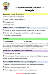IEF Instruction En Famille, École à la maison pour la Semaine 32 - école à la maison IEF - Fiches  : 7ème Harmos