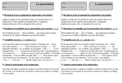 Ponctuation - Exercices  : 4ème Harmos - PDF à imprimer