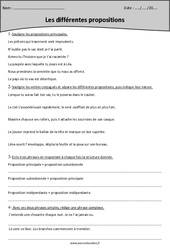 Différentes propositions - Exercices avec correction : 7ème Harmos - PDF à imprimer