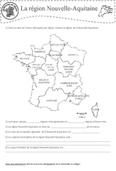 Nouvelle - Aquitaine - Je découvre ma région : 6ème, 7ème Harmos - PDF à imprimer