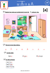 Son [A] - Exercices : 3eme Harmos - PDF à imprimer