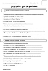 Propositions - Examen Evaluation avec correction  : 7ème Harmos - PDF à imprimer