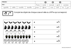 Mathématiques - Halloween : 2ème Harmos - PDF à imprimer