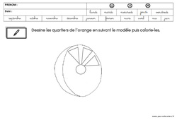 Graphisme - La semaine du goût : 2ème Harmos - PDF à imprimer