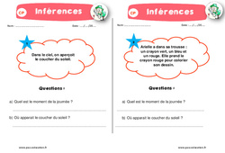 Je m'entraîne à la lecture fine - Lectures d'inférences : 3eme Harmos - PDF à imprimer