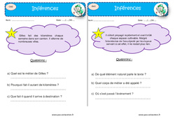 Je m'entraîne à la lecture fine - Lectures d'inférences : 7ème Harmos - PDF à imprimer