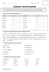 Lettres muettes - Examen Evaluation : 7ème Harmos - PDF à imprimer