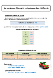 Prétérit en BE+ - ing - Cours - Formation du prétérit : 9eme Harmos - PDF à imprimer