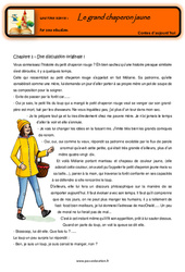 Le grand chaperon jaune - Conte détourné - Questionnaires : 6ème, 7ème Harmos - PDF à imprimer