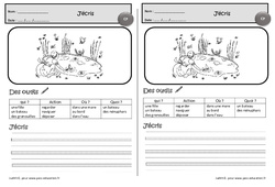 Ecrire à partir d'une image - Exercices - Production d’écrit : 3eme Harmos - PDF à imprimer