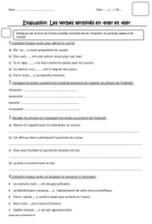 Verbes terminés en - eter et - eler - Examen Evaluation : 7ème Harmos - PDF à imprimer