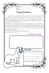 Yvette la belette - 1 histoire 1 problème : 6ème Harmos - PDF à imprimer