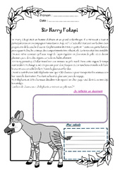 Sir Harry l’okapi - 1 histoire 1 problème : 7ème Harmos - PDF à imprimer