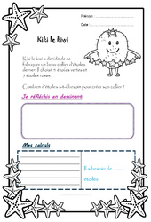 Kiki le kiwi - 1 histoire 1 problème : 3eme Harmos - PDF à imprimer