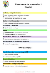 Guide de la méthode pour les parents - Annexes maths de l'année - Rituels - école à la maison IEF - Fiches  : 5ème Harmos