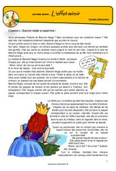 L’effet miroir - Conte détourné - Questionnaires : 6ème, 7ème Harmos - PDF à imprimer