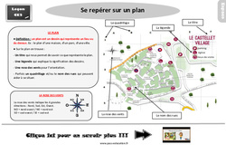 Se repérer sur un plan - Cours, Leçon, trace écrite : 5ème Harmos - PDF gratuit à imprimer