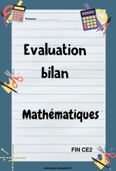 Mathématiques - Évaluation, bilan de fin d’année : 5ème Harmos - PDF à imprimer